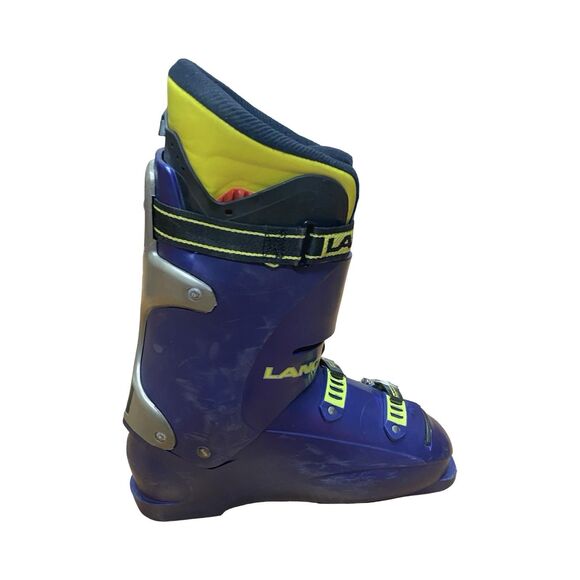 LANGE X9 ZERO Downhill Ski Boots Alpine Men’s Size 12 Blue Yellow 340mm *READ main image 6